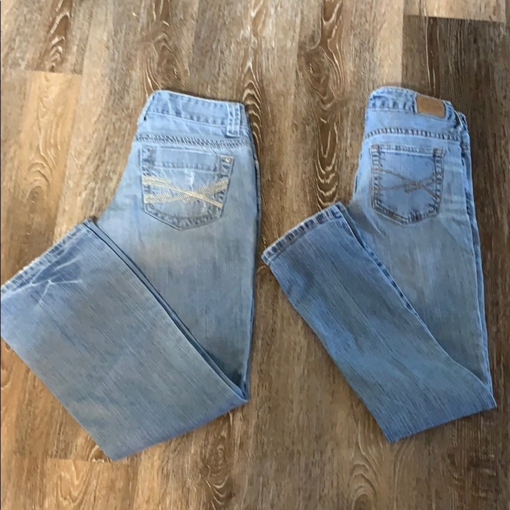 2 pair of size 1/2 short jeans